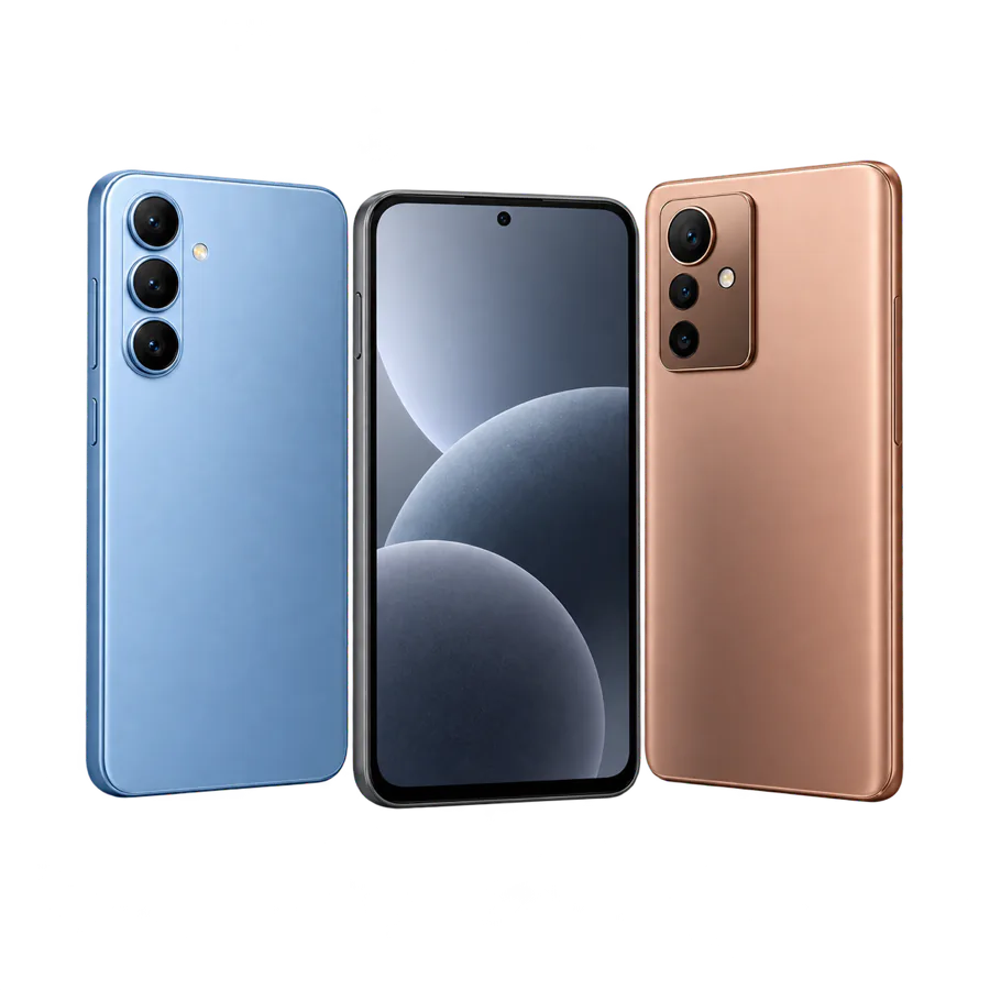 Three representative smartphones supported by Digital Force
